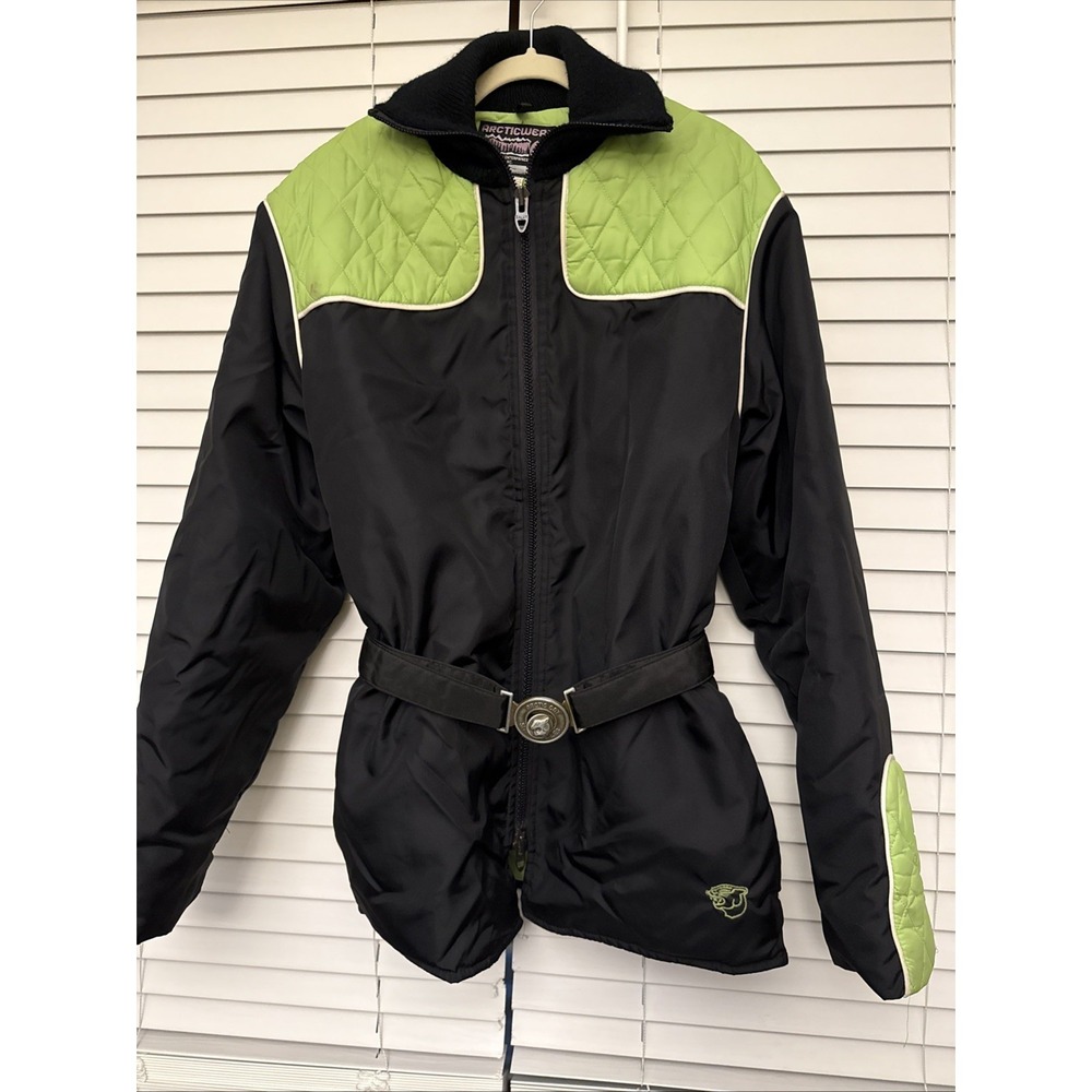 Vintage Arctic Cat Arcticwear Snowmobile Jacket Women's XL Tall. EUC